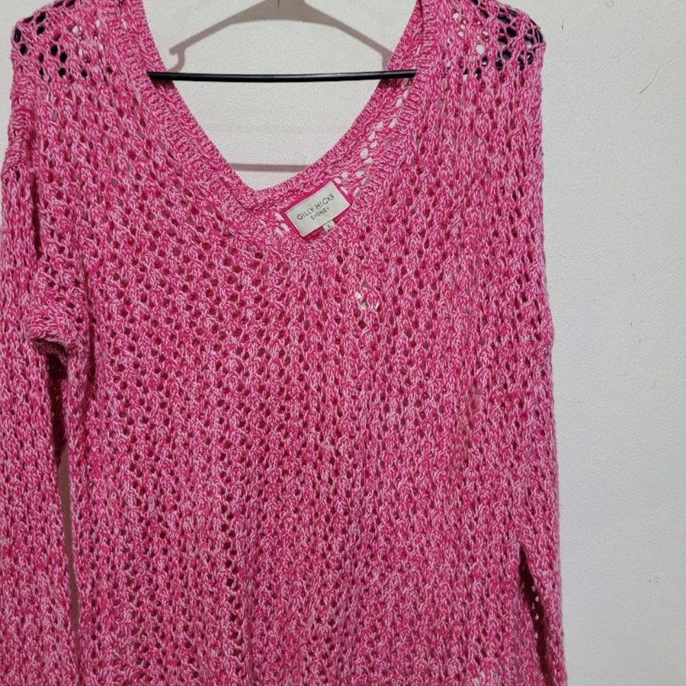 Gilly hicks Pink top